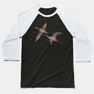 Pintails in the Sky Baseball T-Shirt